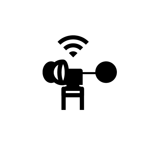 Cable-free anemometer