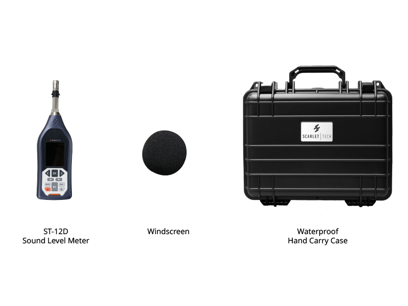 ST-12D Class 1 Sound Level Meter Package List