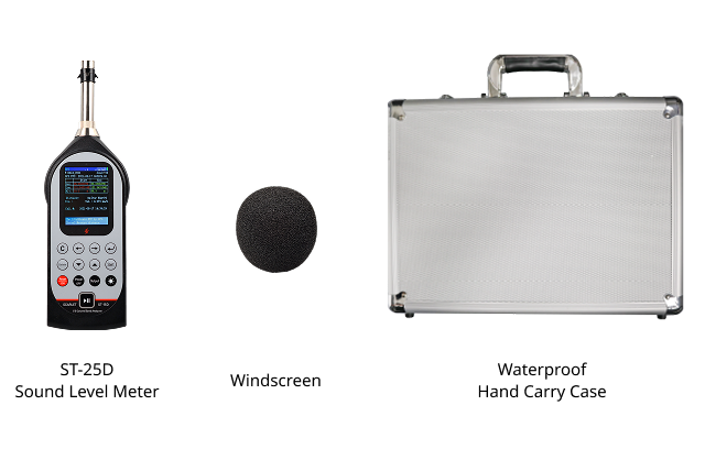 ST-25D Class 2 Sound Level Meter Package List