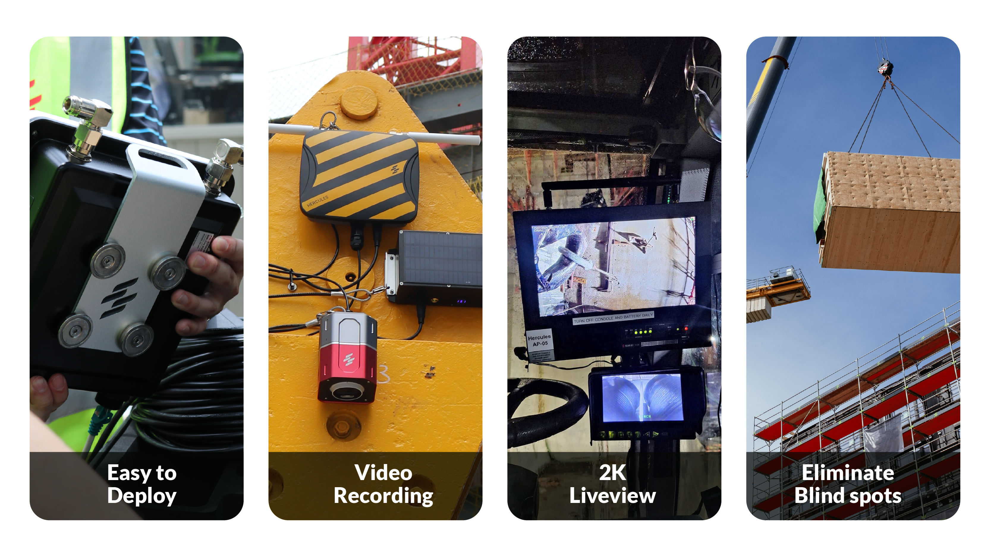 Wireless Hook Camera
For Construction Cranes