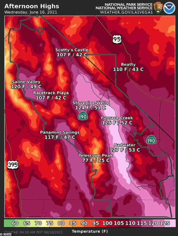 California’s Death Valley Extreme Summer Heat Could Break Its 1913 Record as The Hottest Place on Earth