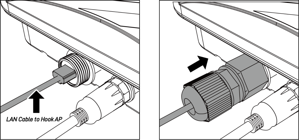 LAN Cable to Camera’s Transmitter