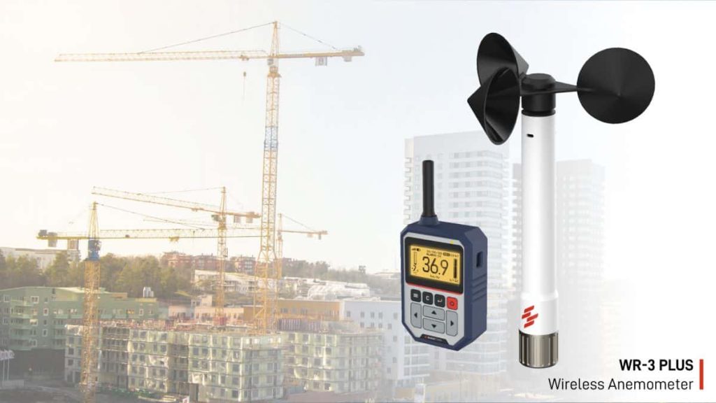WR-3 Plus wireless wind speed meter
