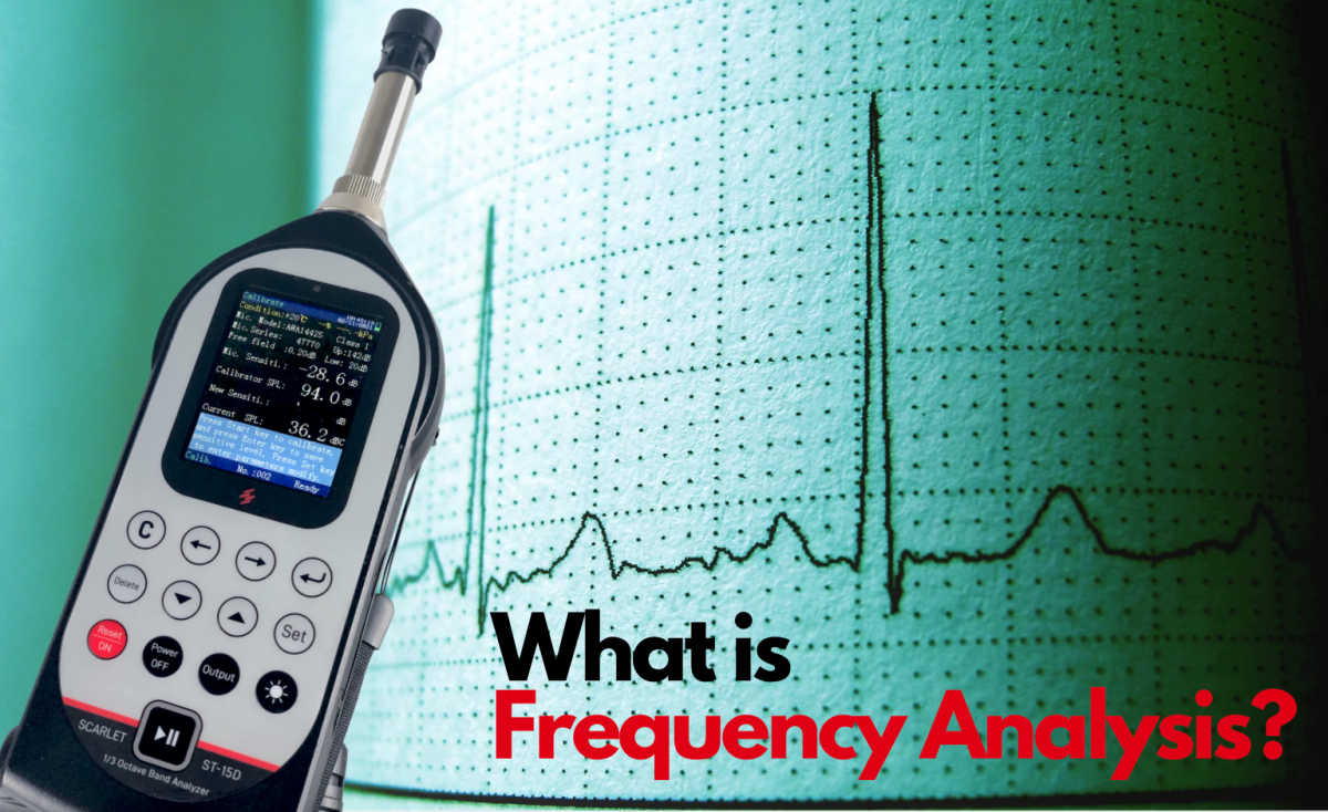 What is Frequency Analysis in Sound Level Meter? Sound and vibration occur in a specific frequency characteristic. Frequency describes the intensity of a sound which is measured in decibels, the louder the sound the higher the decibels value. To determine how the respective levels of these frequencies are distributed in a sound or vibration we do frequency analysis. Frequency analyses are usually performed on unweighed signals. If it is not the case, the weighting used must be clearly indicated as the average weight (“A-weighted”). Frequency Analysis Types According to the usage, frequency analyzers can be categorized into real-time analyzers and FFT (Fast Fourier Transform) analyzers. Usage Filter -Evaluation of sensory impact of sound and vibration -Evaluation of countermeasures Constant Ratio 1/1 Octave Band 1/3 Octave Band -Identify noise and vibration -Noise and vibration countermeasures Constant Width FFT Real-Time Analyzer A real-time analyzer also known as the octave band analyzer uses several band filters with a constant ratio (1/1,1/3,or 1/N octave bands) to analyze sound. The octave band analysis categorizes sounds into separate bands. The frequency range of each band is referred to as an octave. Each band includes all frequencies that exist between an upper band limit and a lower band limit, and the upper band limit is always double the value of the lower band limit. For example, the 2 kHz band has a lower band limit of 1.14 kHz and an upper band limit of 2.82 kHz; it is called the 2 kHz band because 2 kHz is the median value between 1.14 and 2.28kHz. The octave band analysis helps to break down noise frequency into smaller parts which is helpful in assessing the sensory impact of sound or vibration in different frequency range to human ears. This technique is widely used in many different areas such as indoor noise evaluation, construction sites and building materials noise evaluation, architectural acoustics, acoustic power level measurements, sound quality evaluation, and many more. The data for octave and one third octave analyses are reported in a bar graph format. 1/3 Octave Band Analysis using ScarletSound Software shown at Computer Screen (ST15D Sound Analyzer) FFT Analyzer The FFT analyzer is calculated by a constant width band. The objective of this kind of frequency analysis is to mainly measure the physical magnitude of sound or vibration. The measurement types include mechanical impedance, mode analysis, tracking analysis, intensity measurement, propagation characteristics measurement, and sound quality measurement. FFT analyzers are generally used in sound and vibration analysis of machinery, cars, computers, electric home appliances, etc. Professional-Grade Sound Level Meters Scarlet offers several different kinds of Class 1 sound level meters that complies to the latest IEC and ANSI standard. The best seller ones are ST11D Sound Level Meter and ST15D Sound Analyzers.