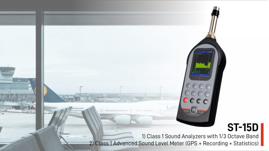 ST-15D sound analyzer with 1/3 OCT band
